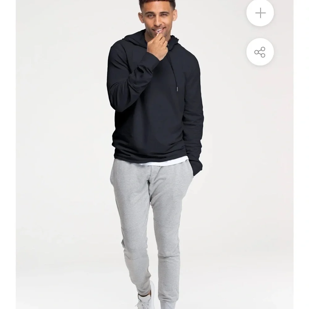 Swet Tailor Navy Lightweight Swet Hoodie Men’s Sweatshirt